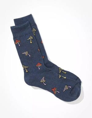 Chaussettes American Eagle AE Classiche Bleu Marine Homme | RKQ-33375327